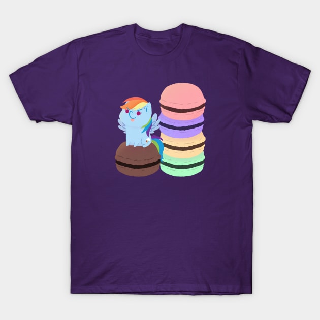 Rainbow Dash's Macarons T-Shirt by Eiskafe